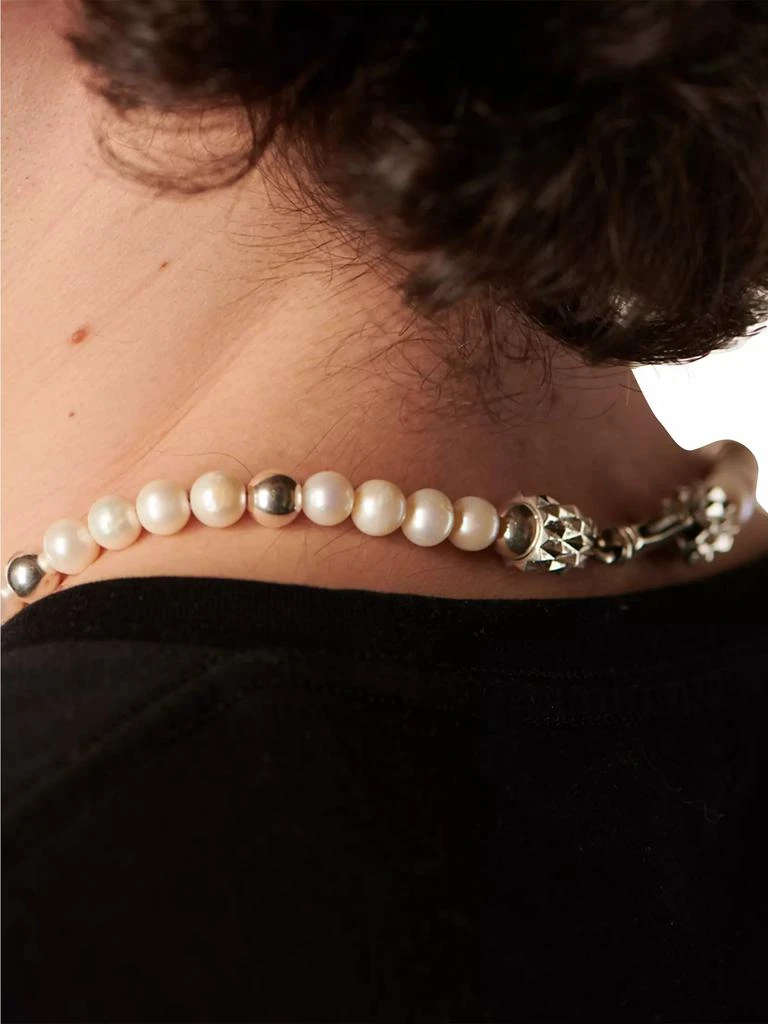 商品Emanuele Bicocchi|Unisex Sterling SIlver & Freshwater Pearl Beaded Necklace,价格¥3124,第3张图片详细描述