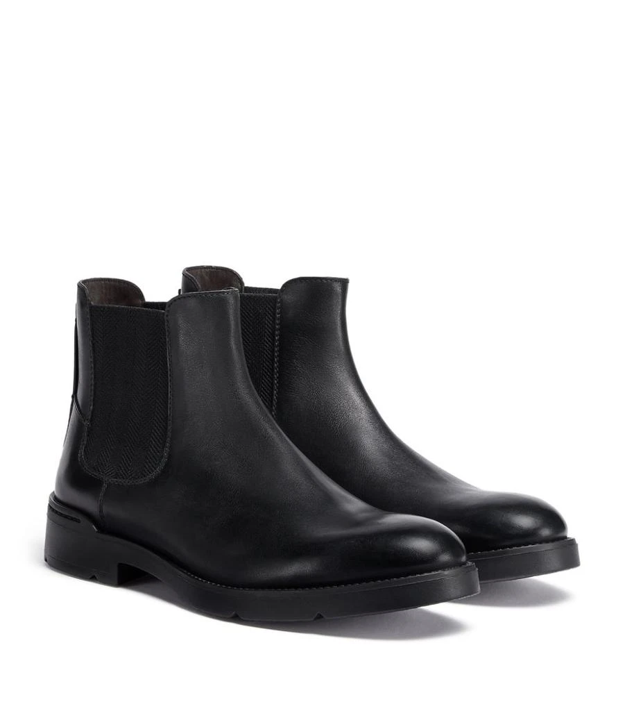 商品Zegna|Leather Cortina Chelsea Boots,价格¥10160,第3张图片详细描述