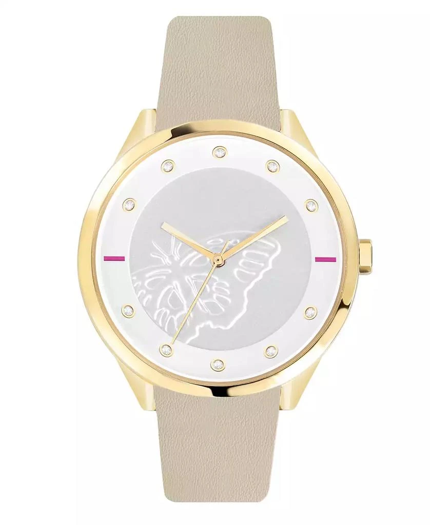 商品Furla|Women's Metropolis Silver Dial Calfskin Leather Watch,价格¥1624,第1张图片