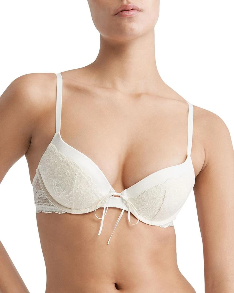 商品Calvin Klein|Bridal Push Up Plunge Bra,价格¥180,第1张图片