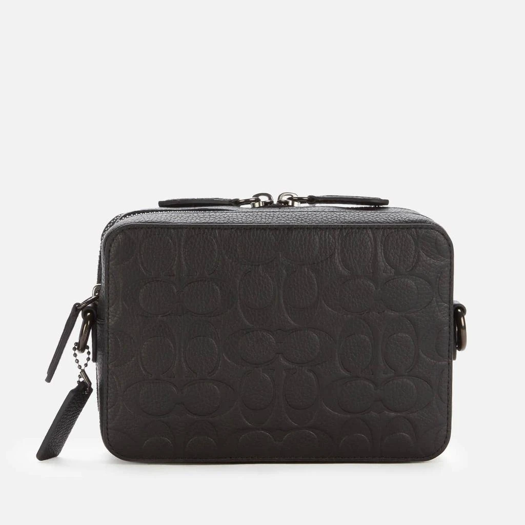 商品Coach|Coach Men's Charter Signature Leather Crossbody Bag - Black,价格¥3509,第2张图片详细描述