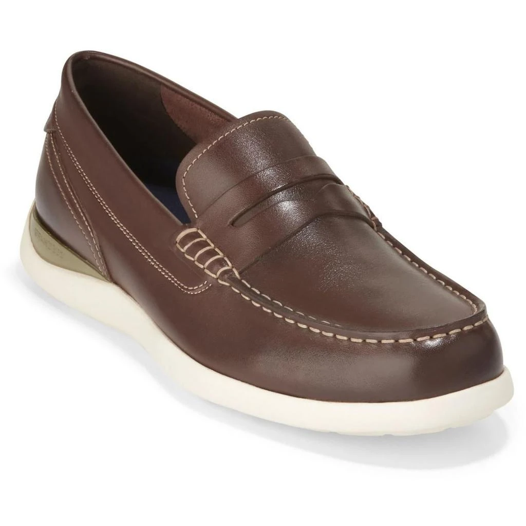 商品Cole Haan|Cole Haan Mens GRAND ALANTIC Leather Loafers,价格¥1263,第1张图片