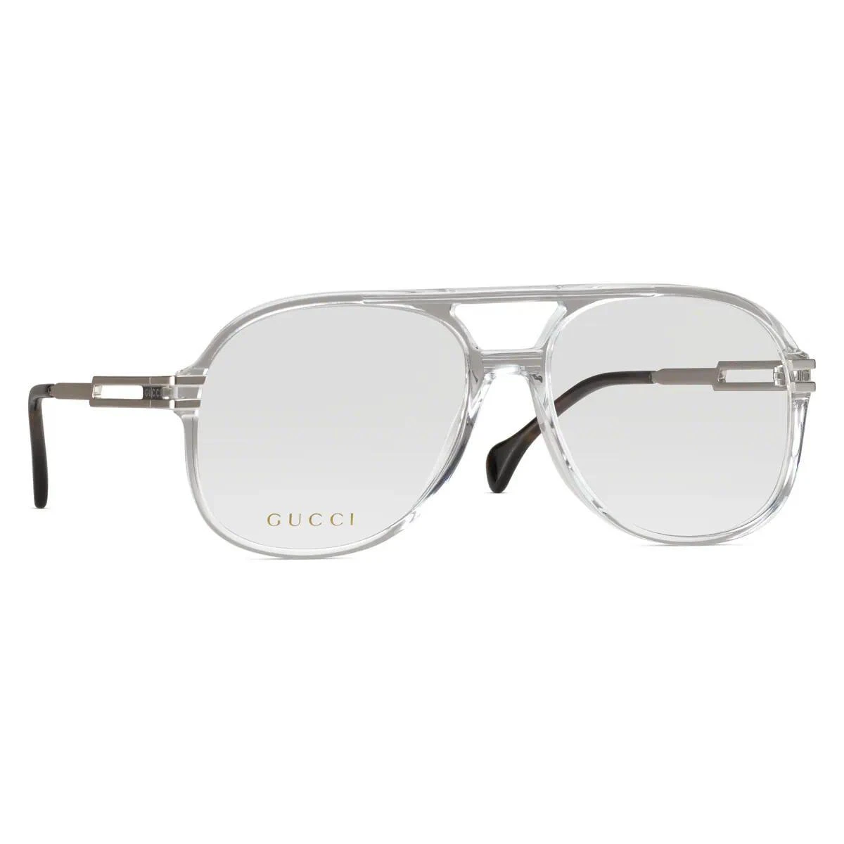 商品Gucci|【预售】 古驰 24秋冬 男士 光学眼镜 飞行员造型镜框 692786 J0740 1891,价格¥3725,第1张图片