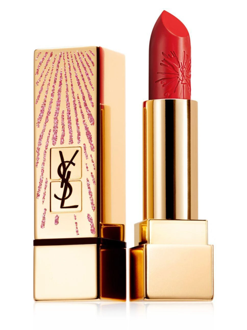 商品Yves Saint Laurent|纯口红圣诞限量版 (璀璨烟火) 3.9g,价格¥289,第1张图片