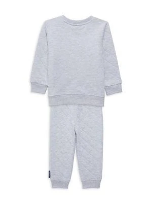 商品Calvin Klein|​Baby Boy’s 2-Piece Quilted Crewneck & Joggers Set,价格¥227,第2张图片详细描述