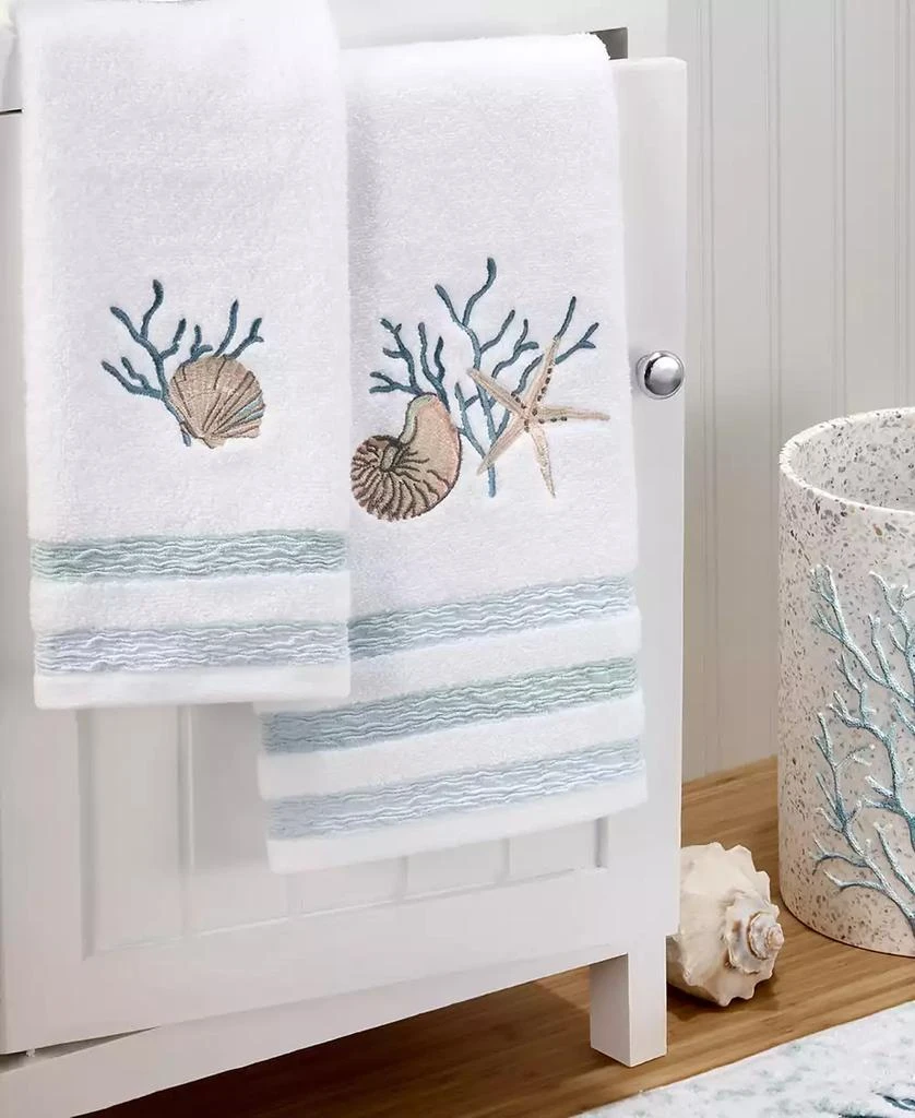 商品Avanti|Coastal Terrazzo Embroidered Cotton Hand Towel, 16" x 30",价格¥82,第2张图片详细描述
