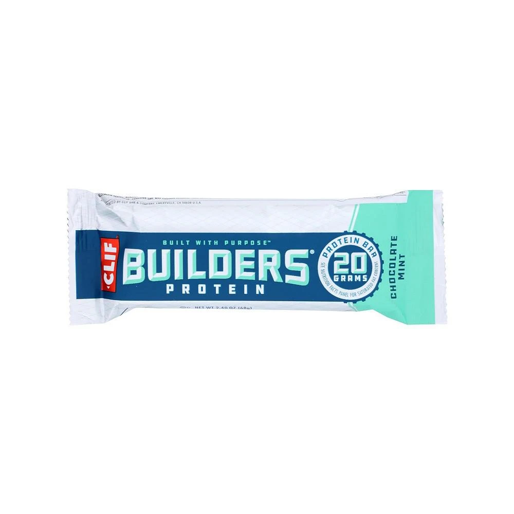 商品Clif Bar|Builder Bar - Chocolate Mint - Case of 12 - 2.4 oz,价格¥427,第1张图片