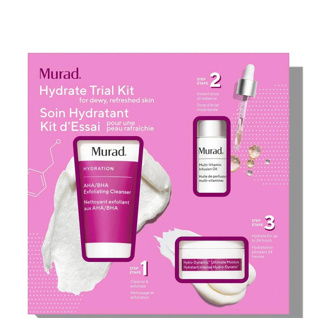 商品Murad|Murad Hydrate Trial Kit 2.83 fl. oz. - $58 Value,价格¥301,第1张图片