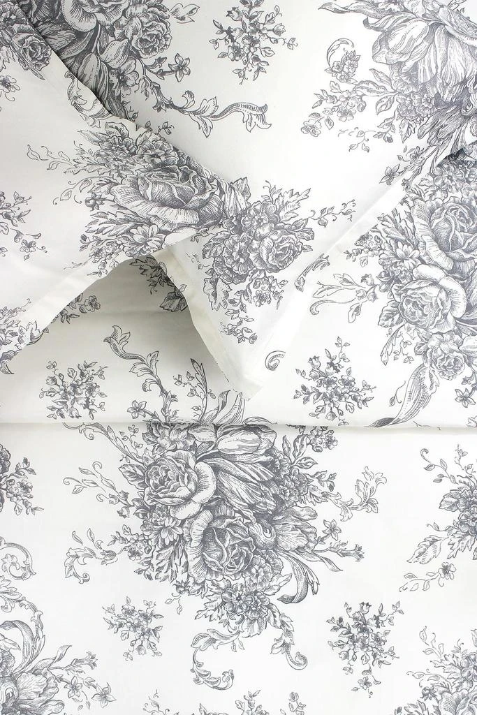 商品Melange Home|400 Thread Count Cotton Toile Duvet Set,价格¥364,第2张图片详细描述