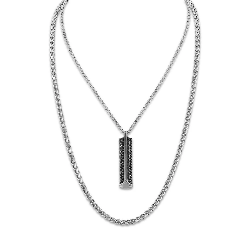 商品Esquire Men's Jewelry|22" Wheat Chain Necklace in Sterling Silver, Created for Macy's,价格¥1031,第3张图片详细描述