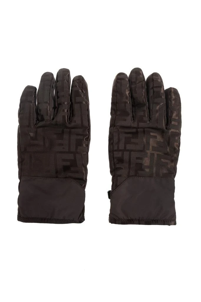 商品Fendi|Fendi FF Jacquard Ski Gloves,价格¥4952,第3张图片详细描述