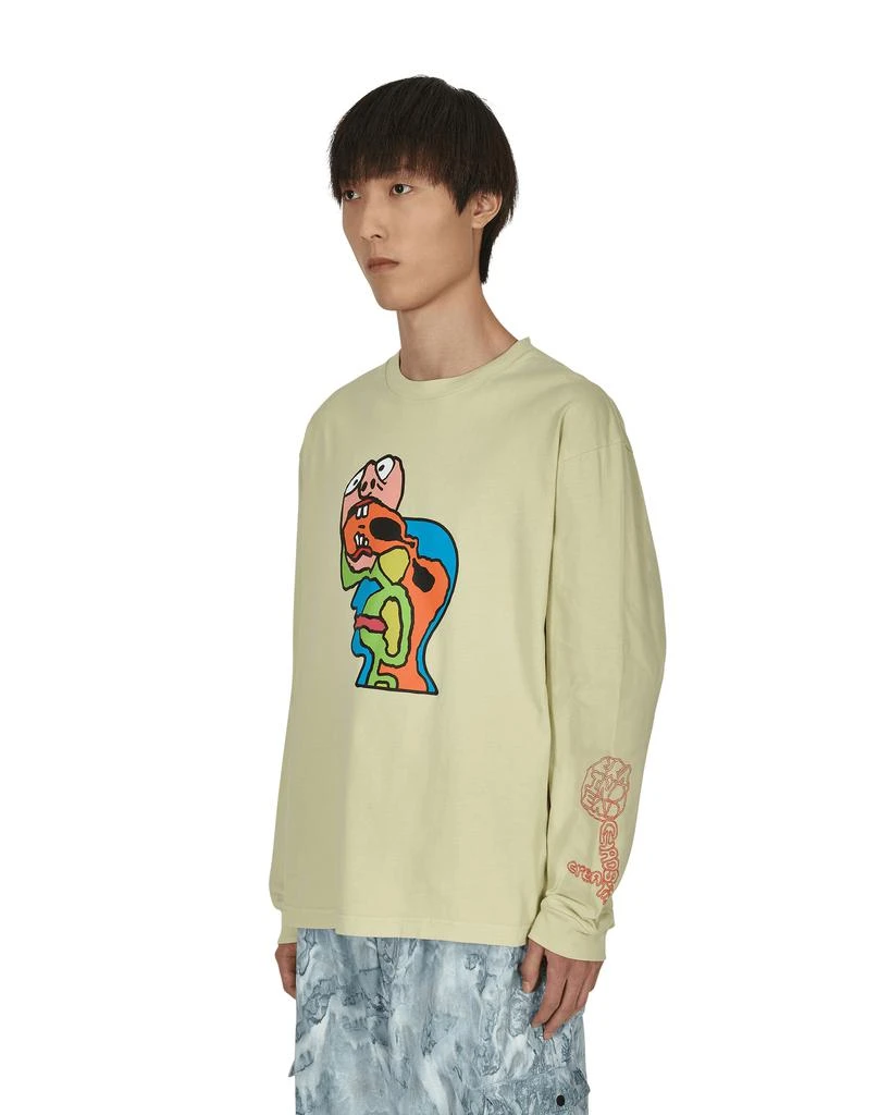 商品Brain Dead|Brain Eater Longsleeve T-Shirt Beige,价格¥283,第2张图片详细描述