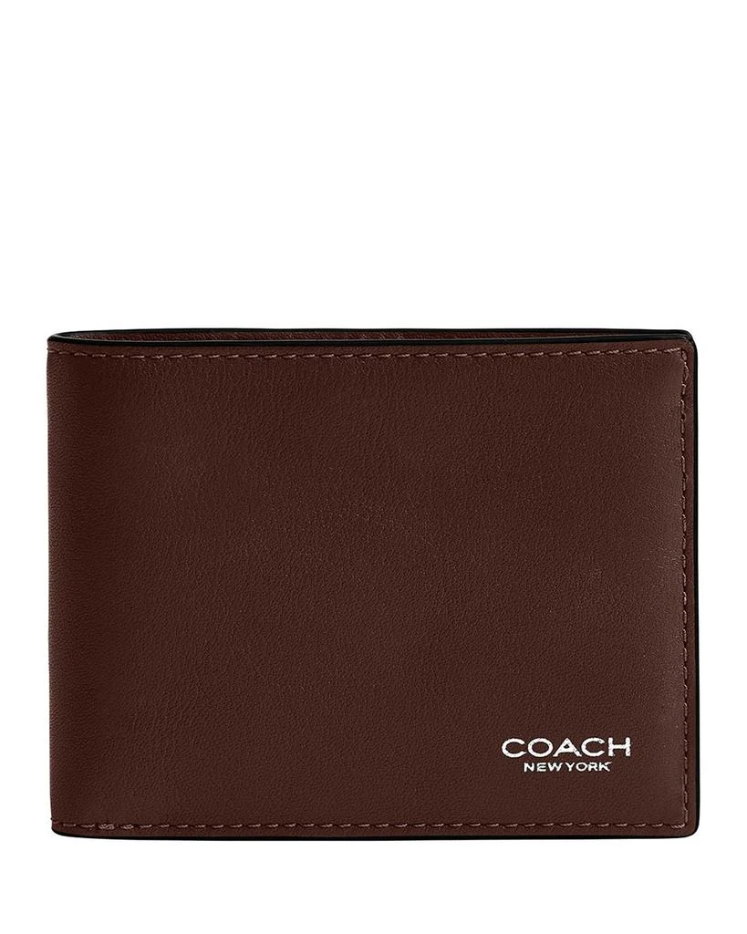 商品Coach|Leather Slim Billfold Wallet,价格¥1099,第1张图片