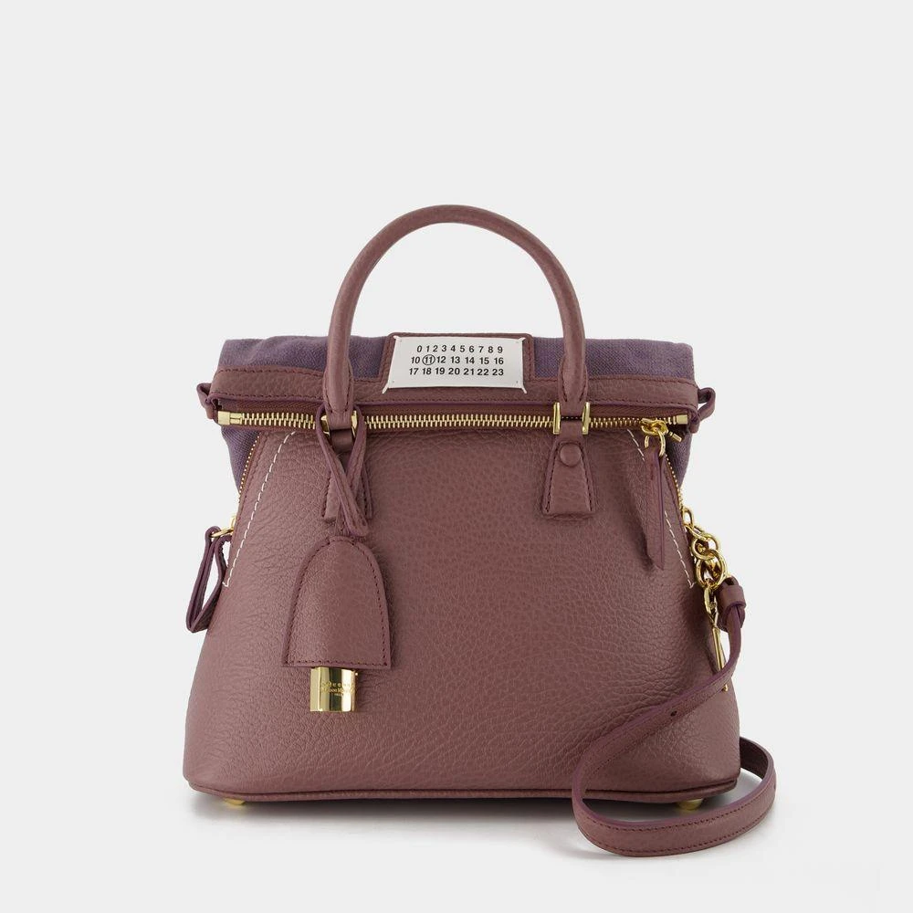 商品MAISON MARGIELA|5Ac Classic Mini Bag in Pink Leather,价格¥16773,第1张图片