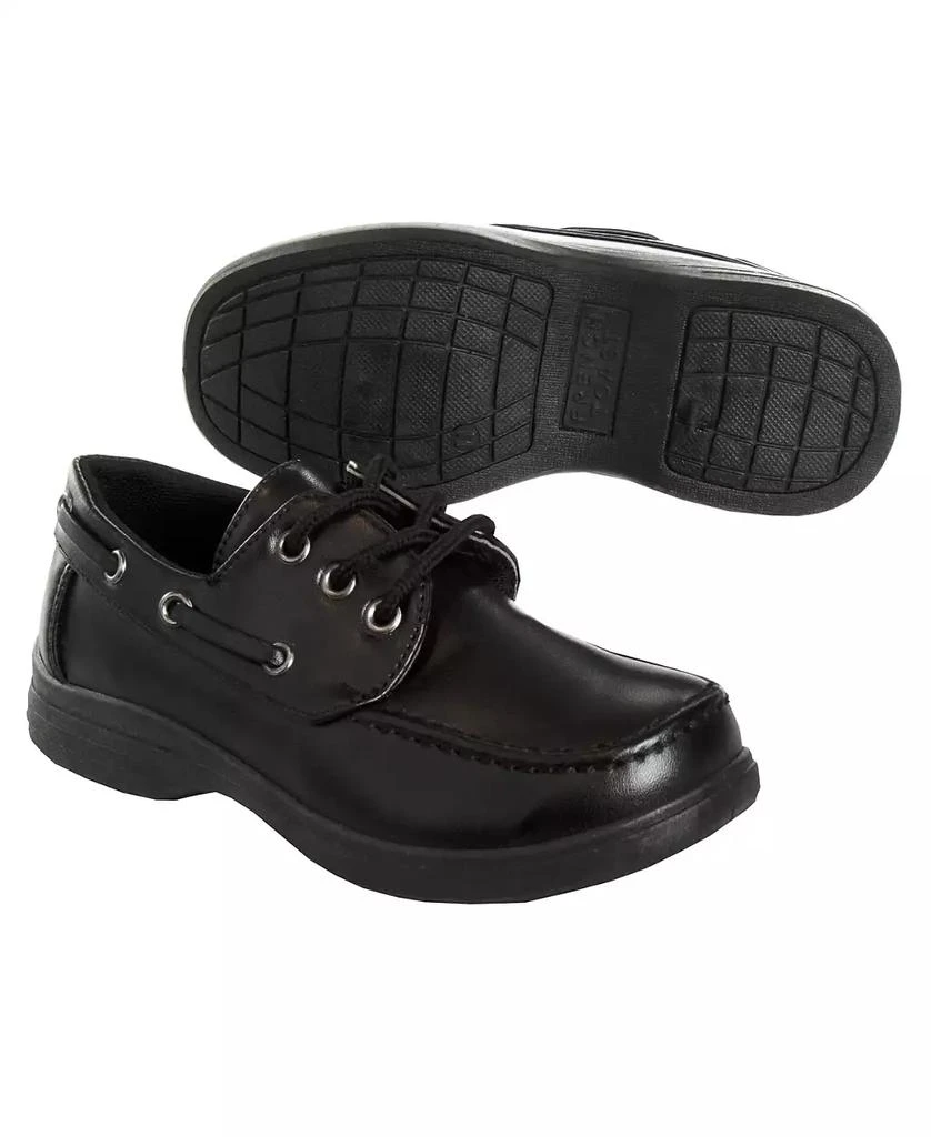 Little Boys Artificial Leather Construction School Shoes 商品