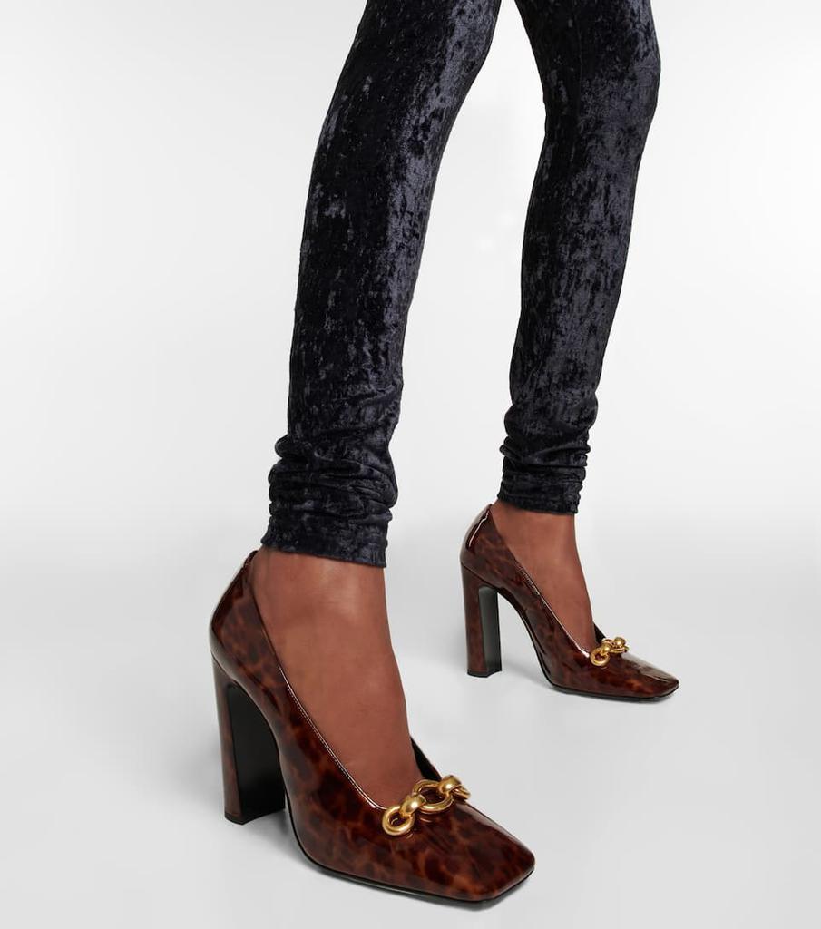 商品Yves Saint Laurent|Silvana缀饰皮革高跟鞋,价格¥7492,第6张图片详细描述