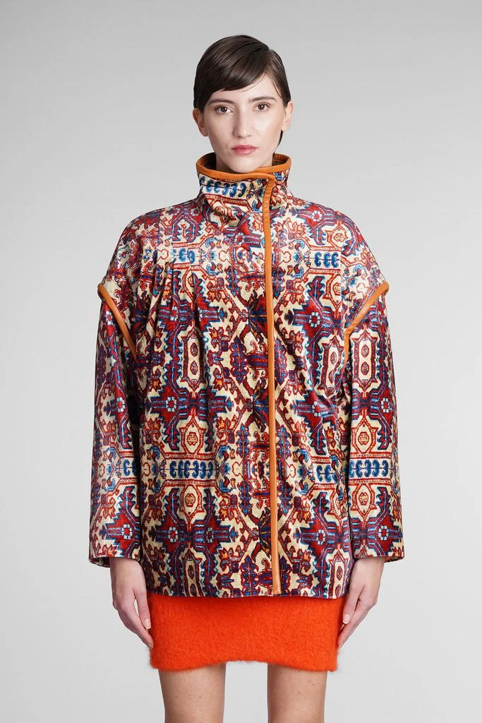 商品Isabel Marant|Isabel Marant Greta Coat In Multicolor Wool,价格¥6224,第1张图片