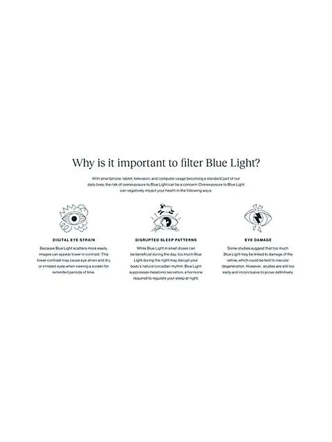 商品Felix Gray|Roebling 49MM Round Blue Light Glasses,价格¥714,第5张图片详细描述