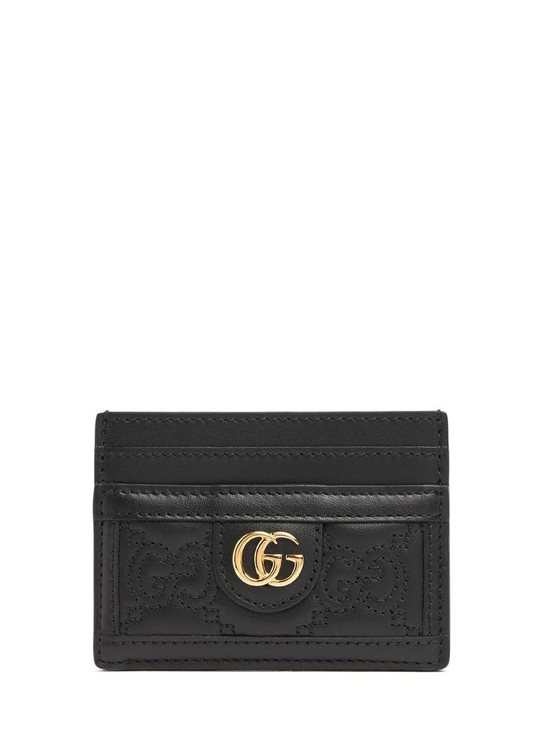 商品Gucci|Gg Matelassé Leather Card Case,价格¥2955,第1张图片