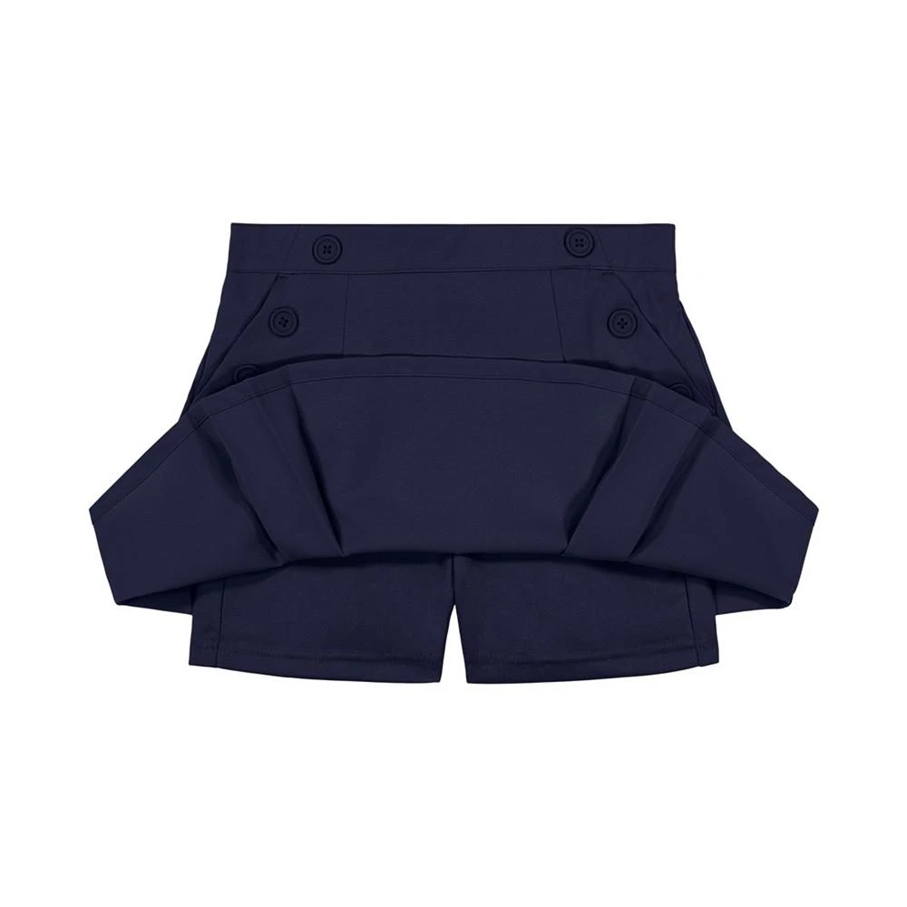 商品Nautica|Little Girls Uniform Button Pockets Elastic Waist Scooter Skorts,价格¥142,第3张图片详细描述