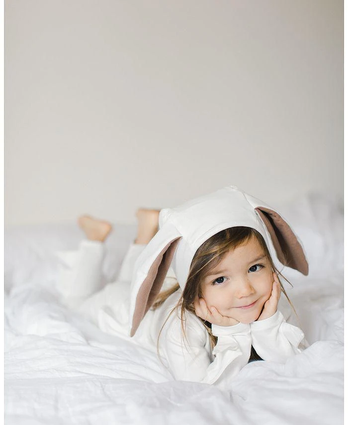 商品Band of the Wild|Ivory Bunny Pajama Costume - Ages 6 Months-8 Years,价格¥516,第1张图片