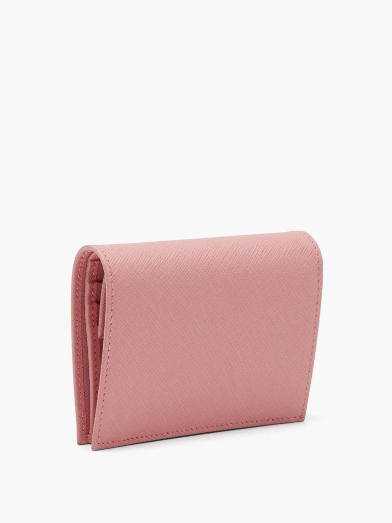 商品Prada|Triangle logo-plaque Saffiano-leather wallet,价格¥4418,第4张图片详细描述