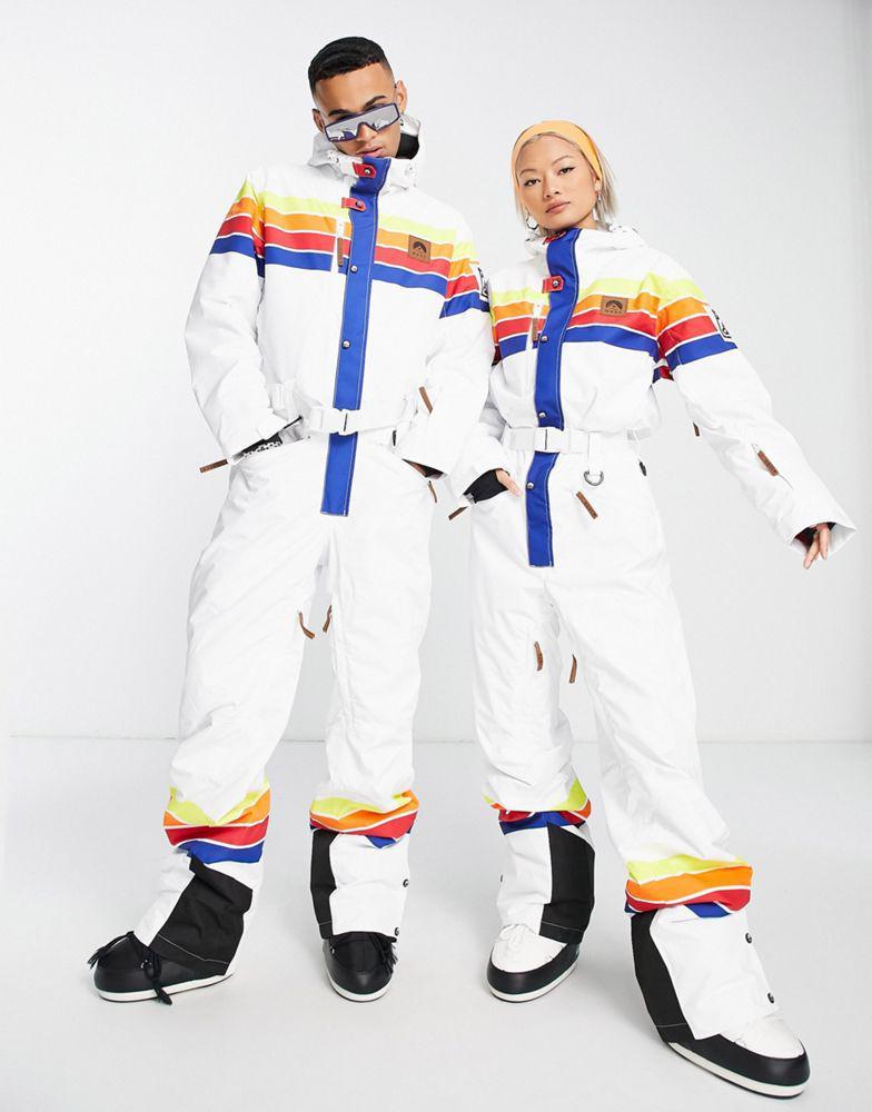 商品Old School Ski|OOSC Ricky Bobby unisex ski suit in multi,价格¥2229,第1张图片