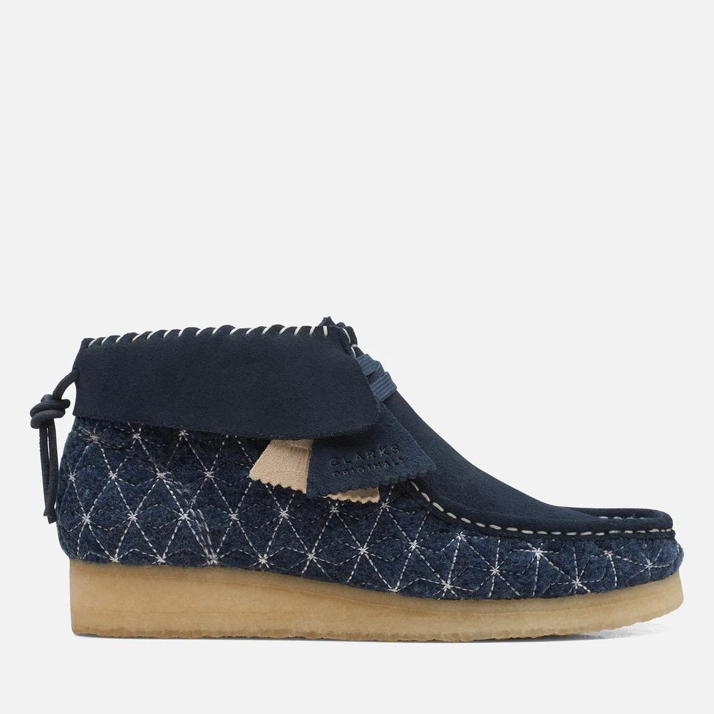 商品Clarks|Clarks Originals Wallabee Sashiko and Suede Boots,价格¥834,第1张图片