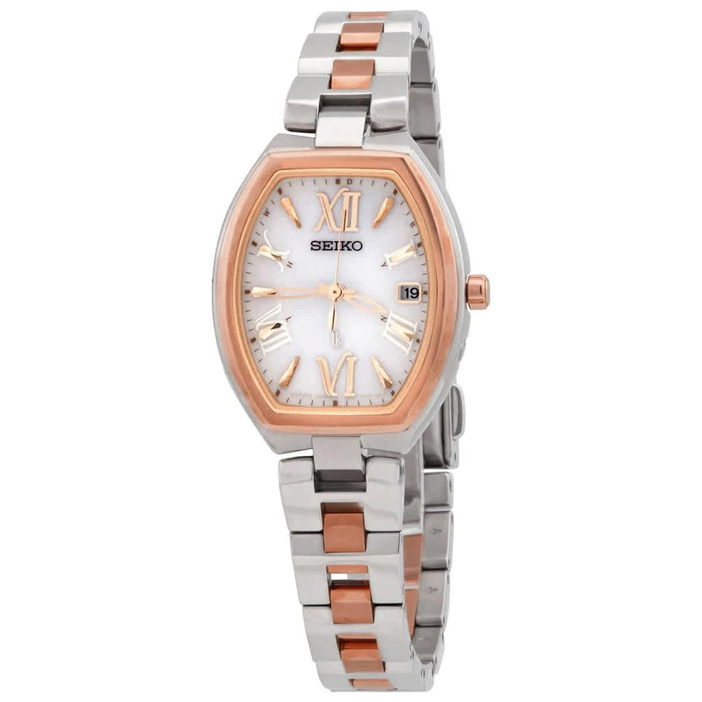 商品Seiko|Seiko Lukia Quartz White Dial Ladies Watch SSQW028,价格¥3554,第1张图片