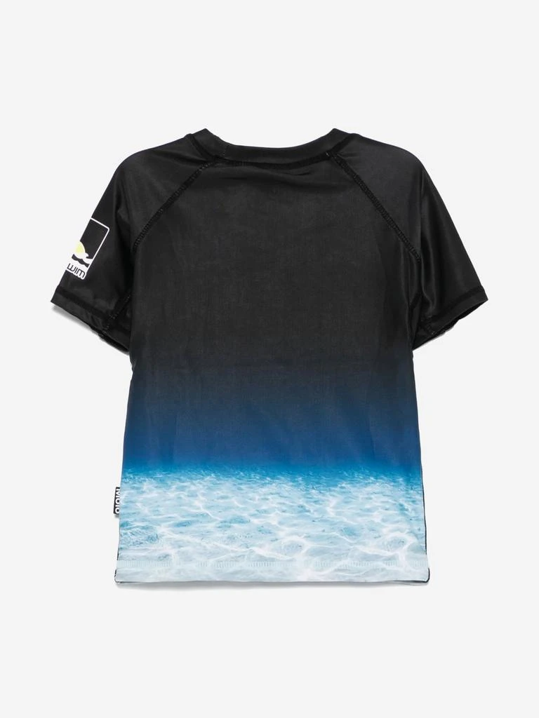 商品MOLO|Boys Neptune Faded Shark Rashguard in Black (UPF50+),价格¥374,第2张图片详细描述