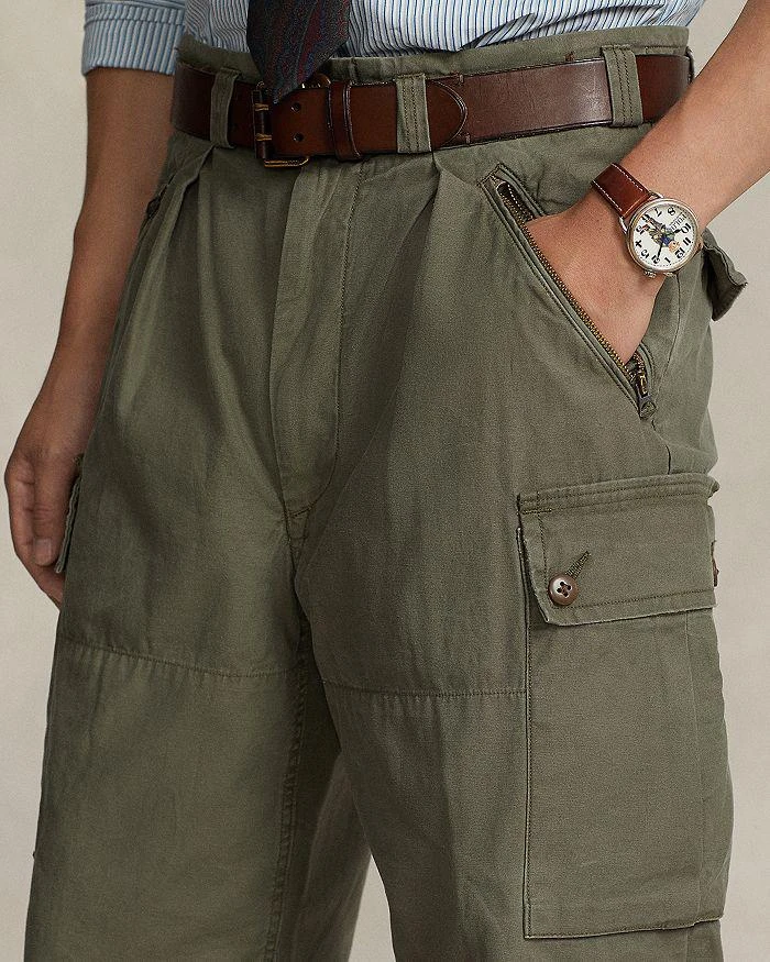 商品Ralph Lauren|Baggy Fit Reverse Sateen Cargo Pants,价格¥1351,第5张图片详细描述