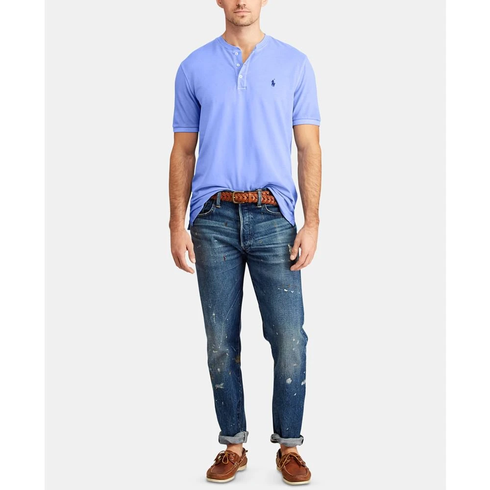 商品Ralph Lauren|Men's Custom Slim-Fit Mesh Henley,价格¥188,第2张图片详细描述
