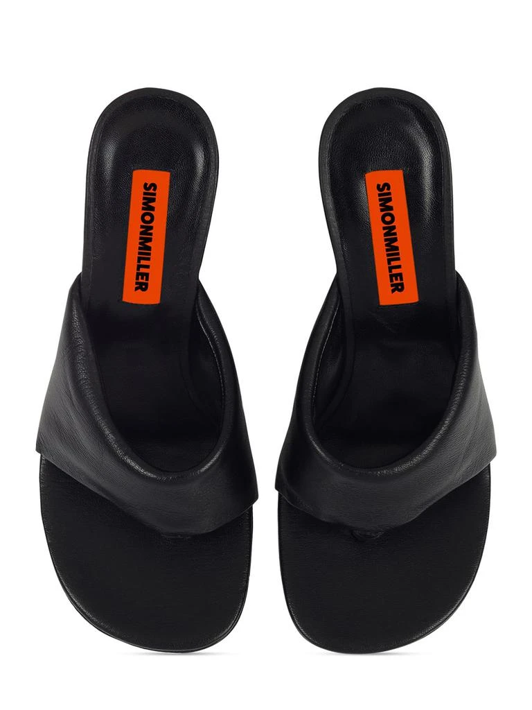 商品Simon Miller|100mm Ghost Leather Wedges,价格¥1940,第2张图片详细描述