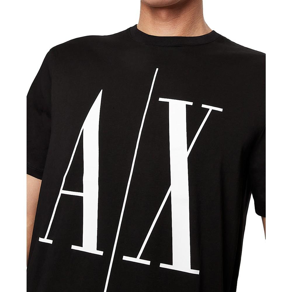 商品Armani Exchange|Men's Printed Icon Logo T-Shirt,价格¥369,第7张图片详细描述