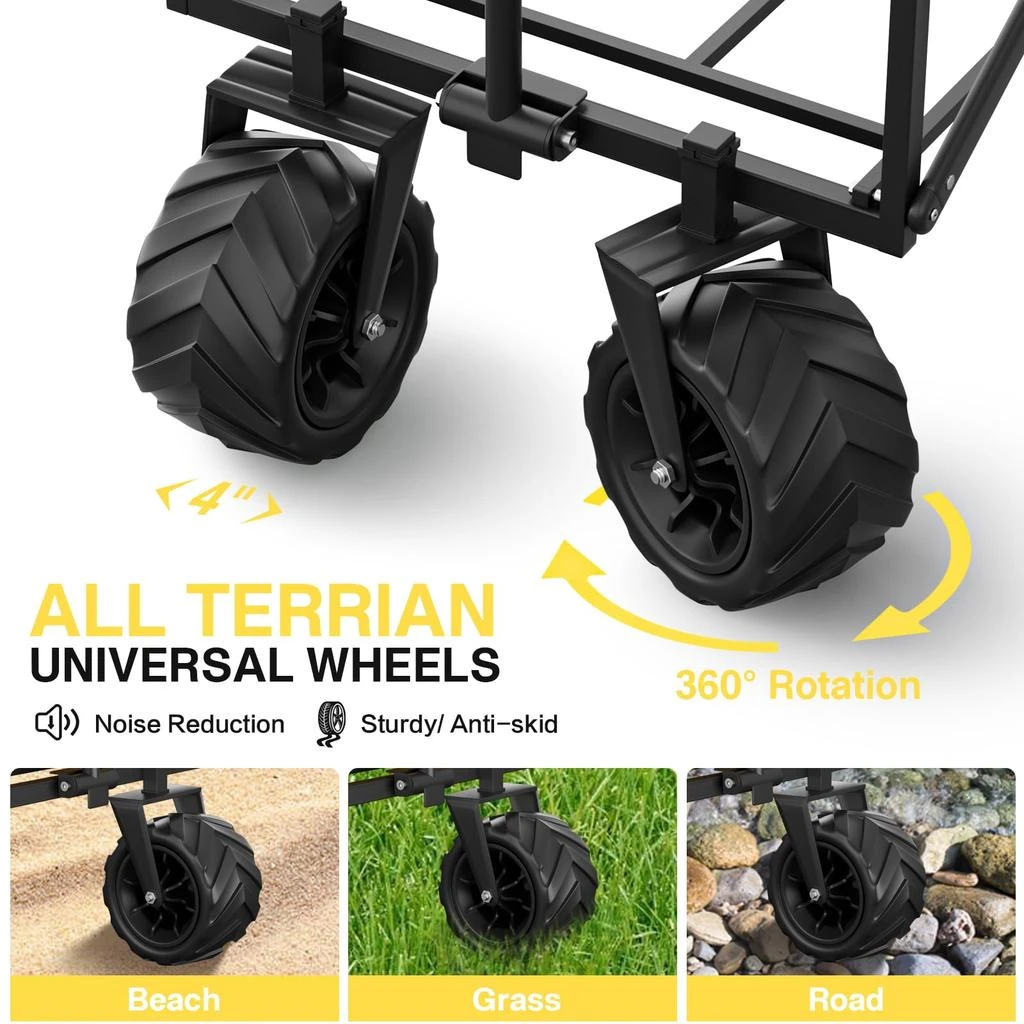 商品Knowlife|户外可折叠式野营车 可伸缩把手和杯架,价格¥754,第3张图片详细描述