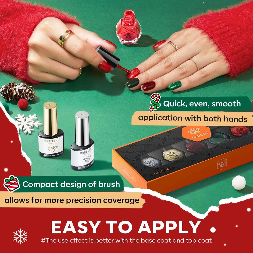 Merry Christmas - 6 Colors Nail Polish Set 商品