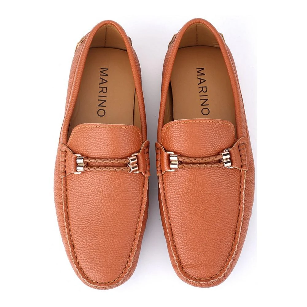 商品Mio Marino|Men's Speckled Leather Casual Loafers,价格¥358,第3张图片详细描述