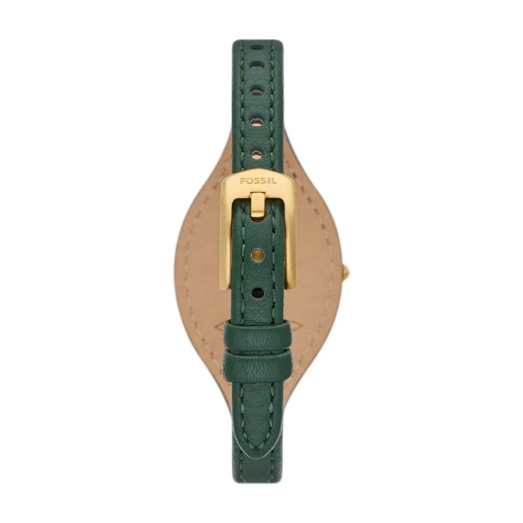 商品Fossil|Carlie Three Hand Leather Watch - ES5241,价格¥711,第3张图片详细描述