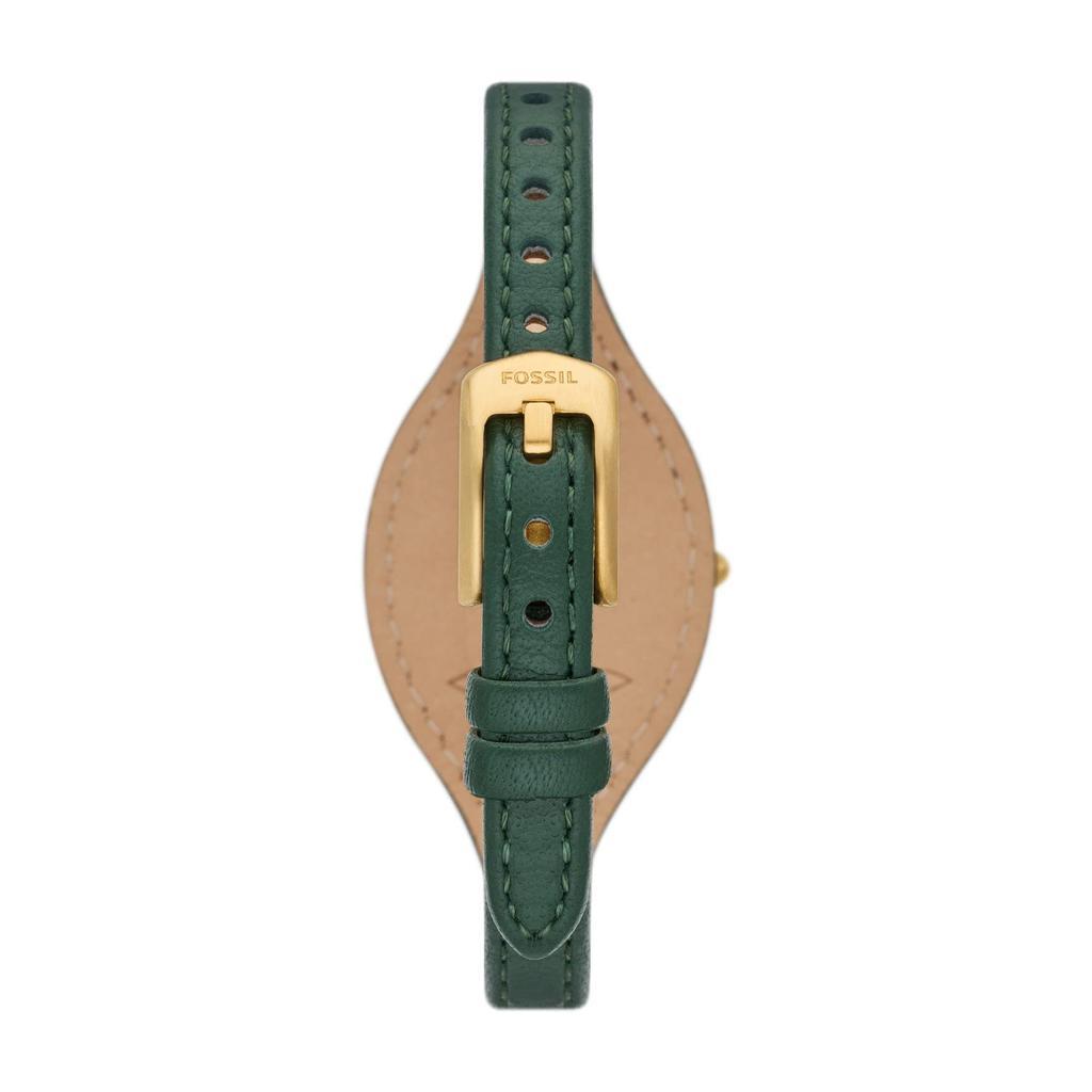 商品Fossil|Carlie Three Hand Leather Watch - ES5241,价格¥969,第5张图片详细描述