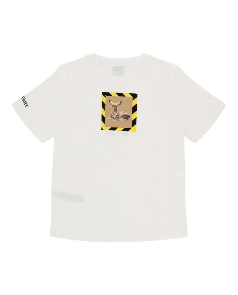 Kids Deer Print T-Shirt商品第2张图片规格展示
