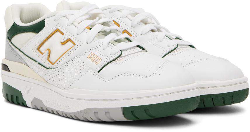 商品New Balance|White BB550 Sneakers,价格¥881,第6张图片详细描述