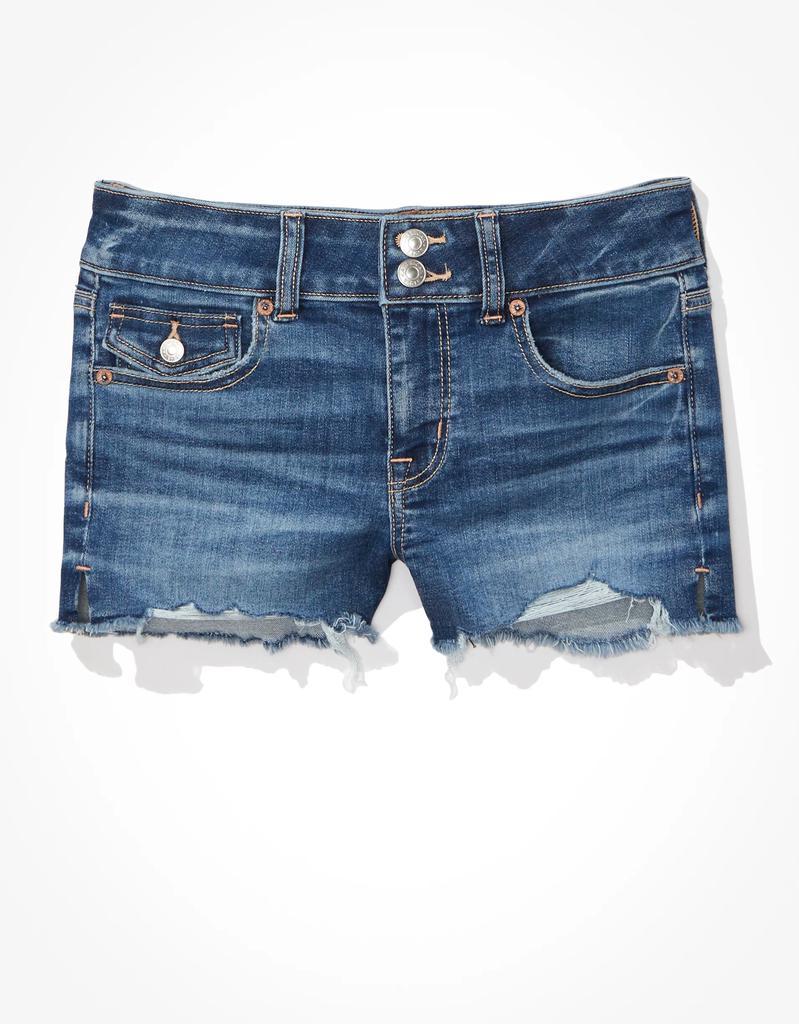 商品AE|AE Ne(x)t Level Low-Rise Denim Short Short,价格¥319,第6张图片详细描述