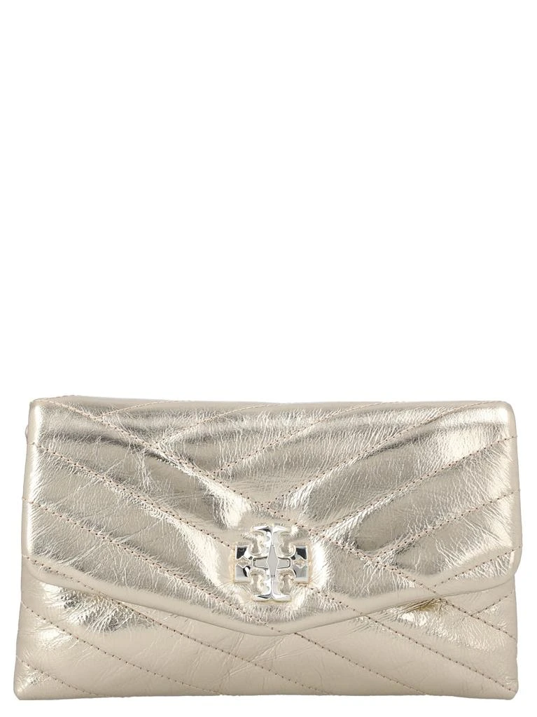 商品Tory Burch|Tory Burch kira Chevron Metallic Wallet On Chain,价格¥2486,第1张图片