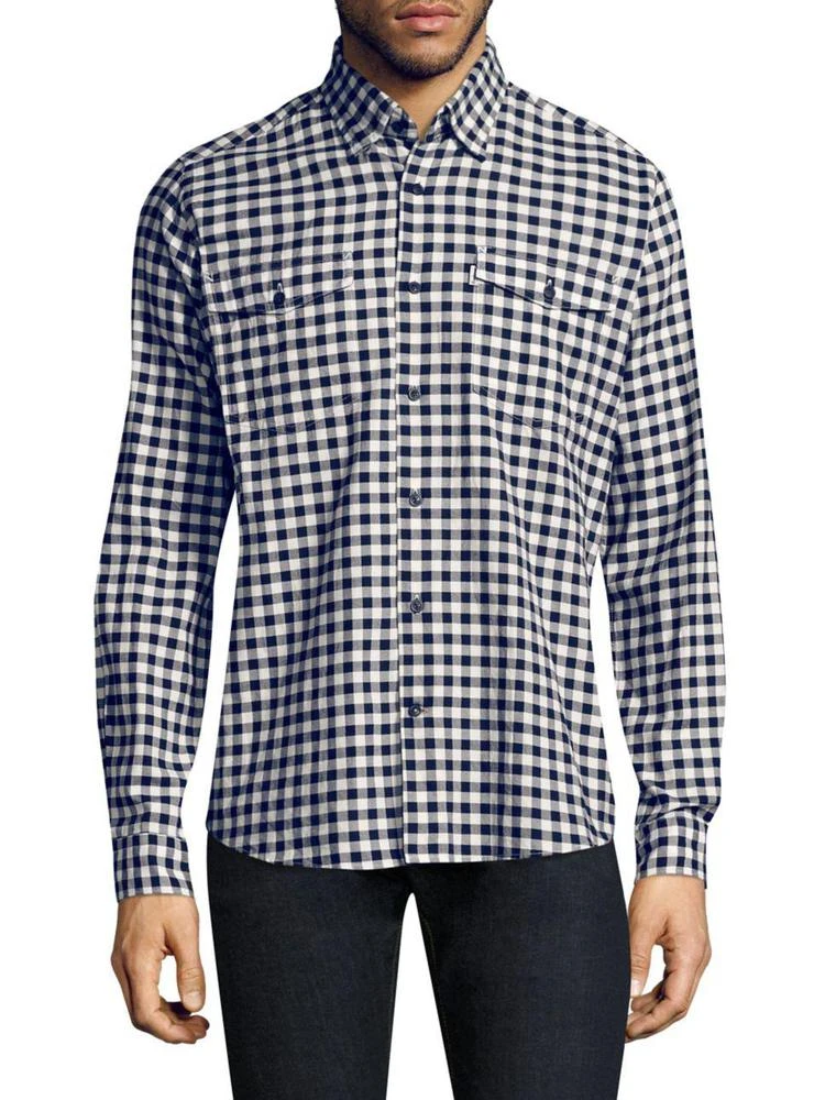 商品Barbour|Hillswick Gingham Regular-Fit Cotton Button-Down Shirt,价格¥884,第1张图片