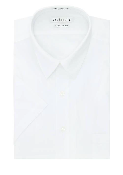 商品Van Heusen|Heusen Big Tall Short Sleeve Wrinkle Free Poplin Dress Shirt,价格¥208,第1张图片