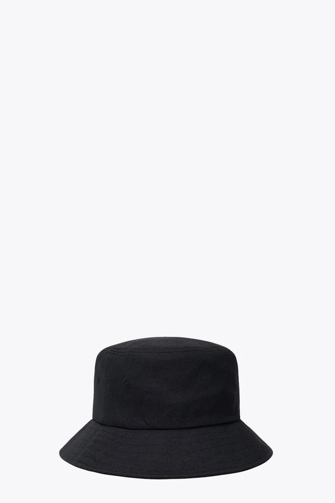 商品STUSSY|Big Stock Bucket Hat Black Cotton Bucket Hat With Logo,价格¥609,第2张图片详细描述