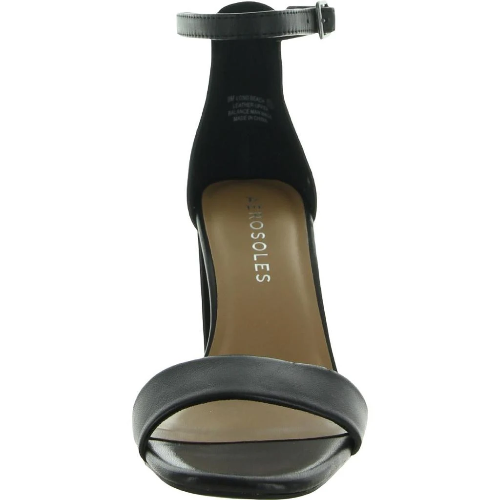 商品Aerosoles|Aerosoles Womens Long Beach Ankle Strap Open Toe Heel Sandals,价格¥130,第4张图片详细描述