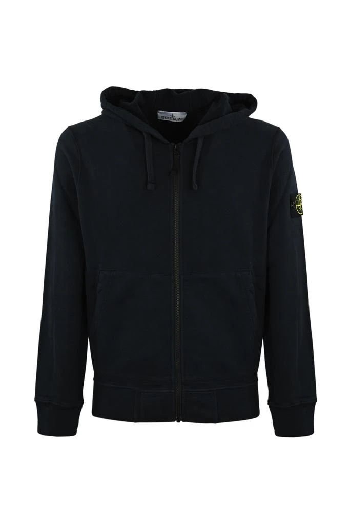 商品Stone Island|Stone Island Full Zip Hooded Sweatshirt,价格¥2406,第1张图片