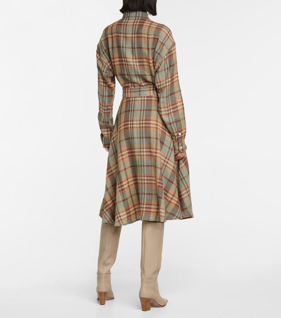 商品Ralph Lauren|格纹羊毛衬衫式连衣裙,价格¥2723,第5张图片详细描述