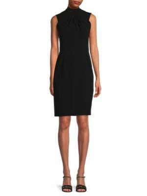 商品Calvin Klein|Solid Sheath Dress,价格¥200,第1张图片